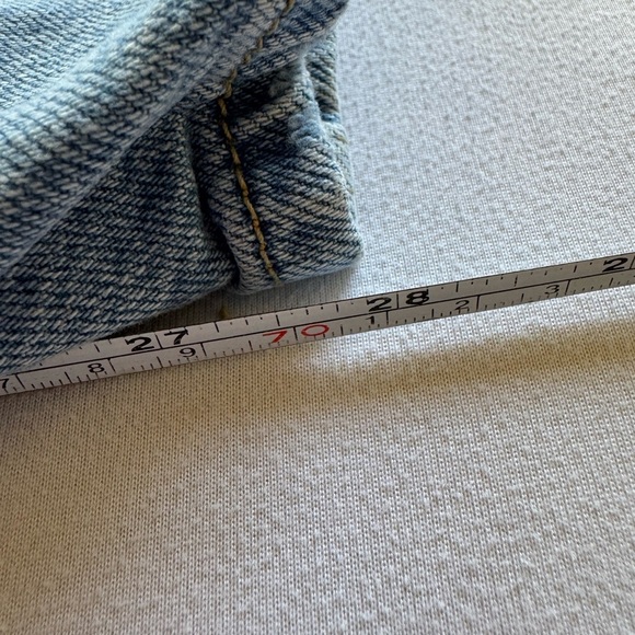 & Denim Distressed Light Blue Jeans size 25 - Picture 5 of 5